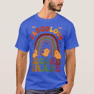 Groovy FABOOLOUS 2ND GRADE TEACHER Costume This Is T-Shirt