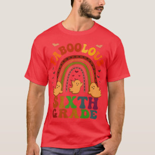 Groovy FABOOLOUS 6TH GRADE TEACHER Costume This Is T-Shirt