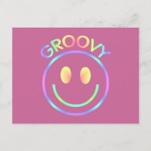 Groovy Face Postcard