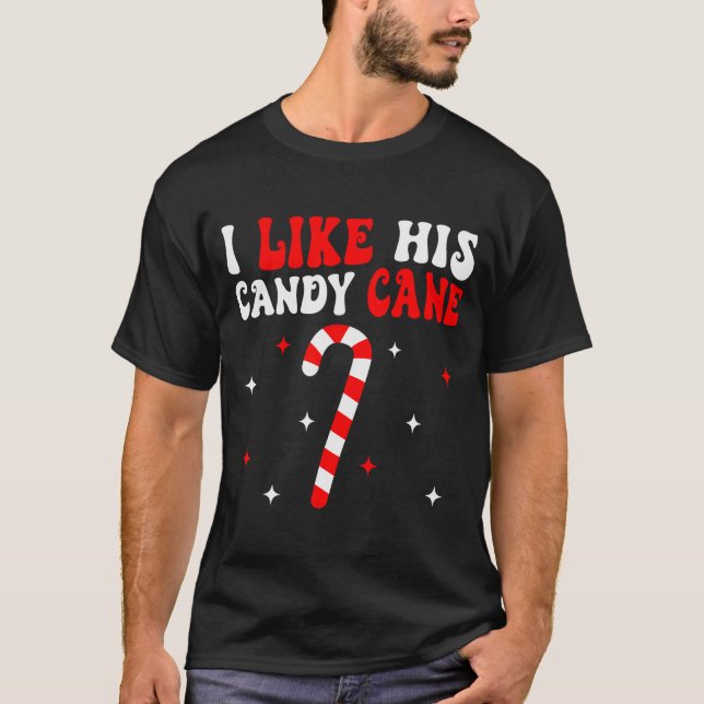 Groovy Family Christmas Couple Matching Funny Tee  (Front)