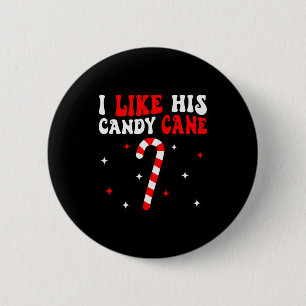 Groovy Family Christmas Couple Matching Funny Tee 2 Inch Round Button