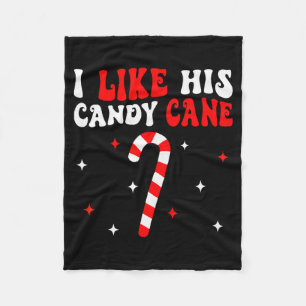 Groovy Family Christmas Couple Matching Funny Tee  Fleece Blanket