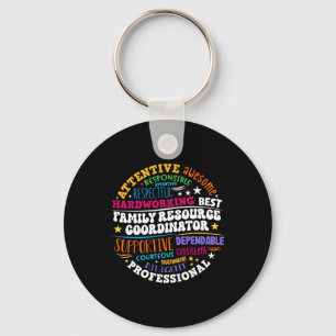 Groovy Family Resource Coordinator Appreciation  Keychain