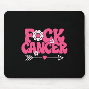 Groovy Fck Cancer  Mouse Pad