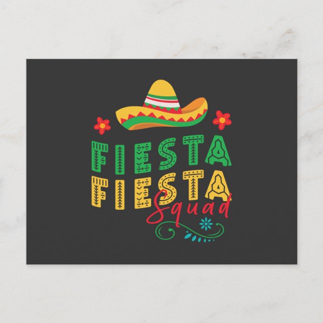 Groovy Fiesta Squad Postcard (Front)