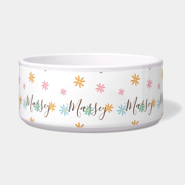 Groovy Floral Name Pattern      (Front)