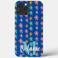 Groovy Flower Blue Pattern Name
