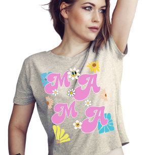Groovy Flower Mama Mother's Day T-Shirt