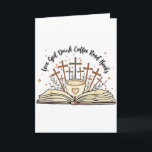 Groovy Flowers Love God Drink Coffee Read Books Ch Card<br><div class="desc">Groovy Flowers Love God Drink Coffee Read Books Christian</div>