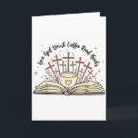 Groovy Flowers Love God Drink Coffee Read Books Ch Card<br><div class="desc">Groovy Flowers Love God Drink Coffee Read Books Christian</div>