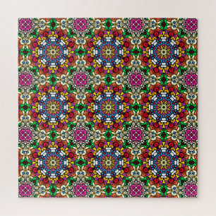 Groovy Funky Flower Power Impossible Puzzle