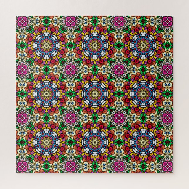 Groovy Funky Flower Power Puzzle Impossible (Vertical)