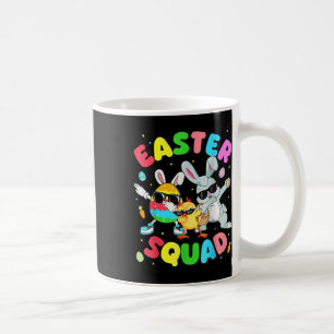 Groovy Funny Rabbit Egg Chick Easter Squad Day Men Coffee Mug