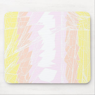 Groovy Geometric Abstract Pangender Pride Flag Mouse Pad