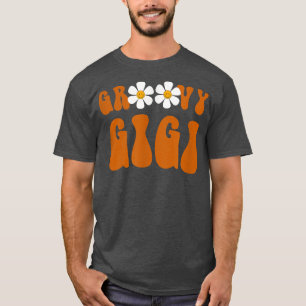 Groovy Gigi Retro Grand Mom Birthday Party Pregnan T-Shirt
