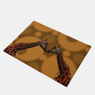Groovy Giraffes A Go Go, Doormat