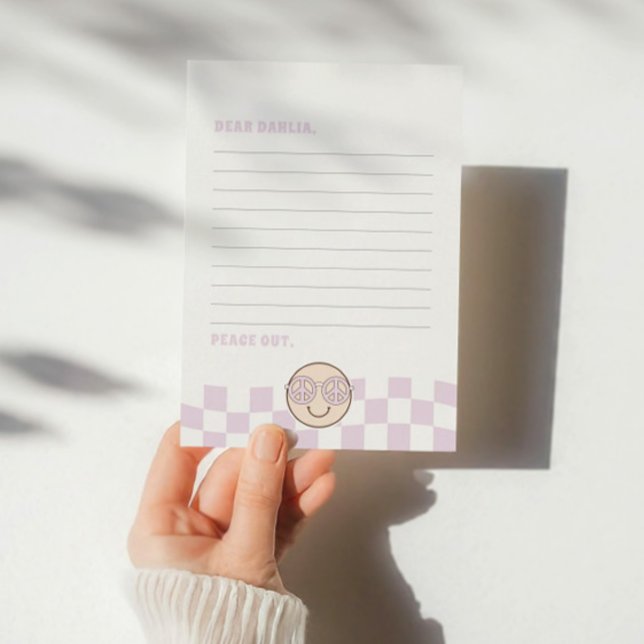 Groovy Girl Chequered Happy Face | Time Capsule Card (Creator Uploaded)