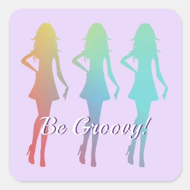 Groovy Girls  Square Sticker (Front)