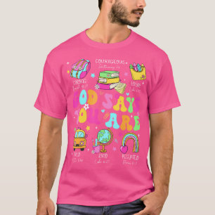 Groovy God Says You Are Teacher Student Christian T-Shirt