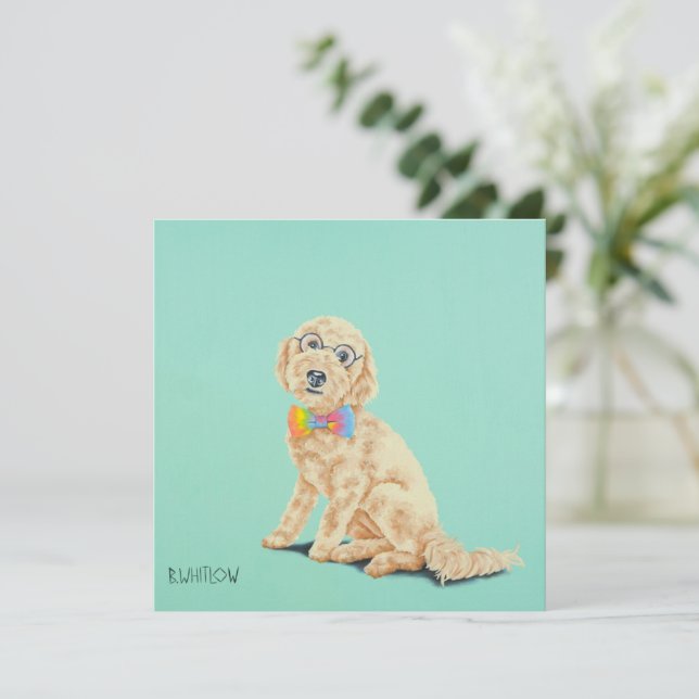 Groovy Goldendoodle Note Cards (Standing Front)