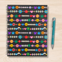 Groovy Good Vibes Love Smile Retro Beads