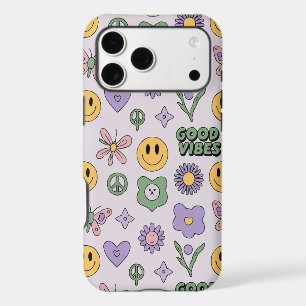 Groovy Good Vibes Y2K Butterfly iPhone Case