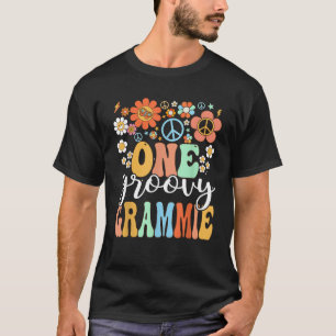 Groovy Grammie Retro Grandma Birthday Matching Fam T-Shirt