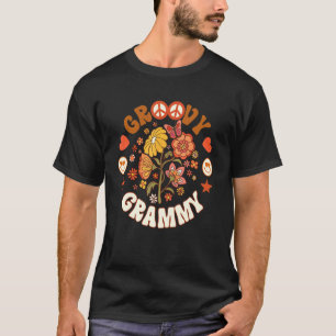 Groovy Grammy Groovy Birthday Matching Birthday Pa T-Shirt
