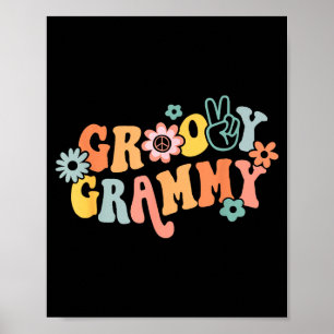 Groovy Grammy One Thankful Grammy Valentines Day M Poster