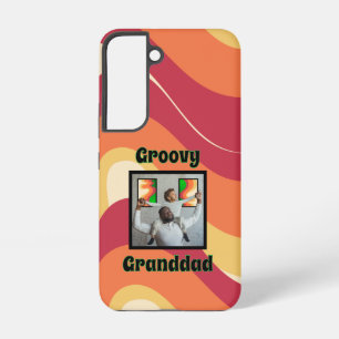 "Groovy Grandad" Warm-Toned Retro Wave Photo Samsung Galaxy Case