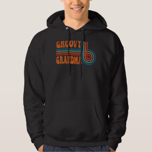 Groovy Grandma 70s Aesthetic Nostalgia 1970's Retr Hoodie