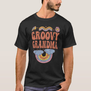 Groovy Grandma 70s Aesthetic Nostalgia 1970's Retr T-Shirt
