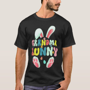 Groovy Grandma Bunny  Happy Easter Mother's Day 20 T-Shirt