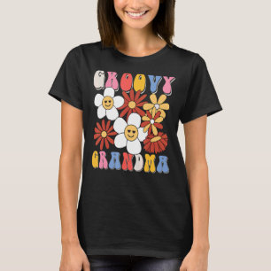 Groovy Grandma Mothers Day Retro 60s 70s 80s Famil T-Shirt