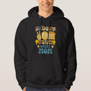 Groovy Great Mom Retro Matching Family Baby Shower Hoodie