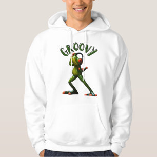 Groovy Green Frog Hoodie