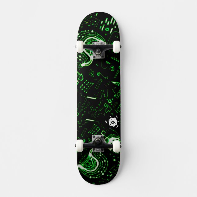 Groovy Green Skateboard (Front)