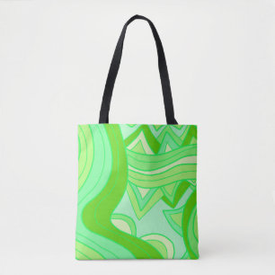 Groovy Greens Tote Bag