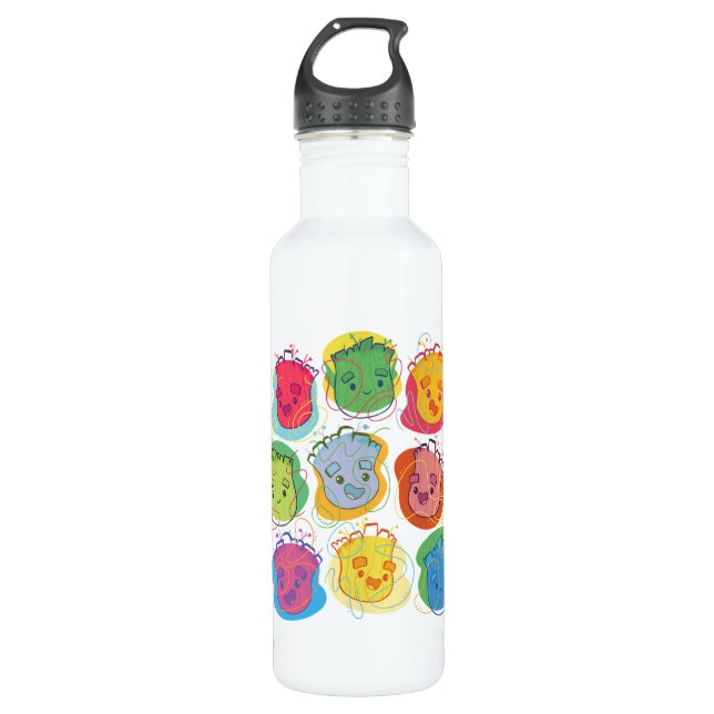 Groovy Groot Faces 710 Ml Water Bottle (Front)