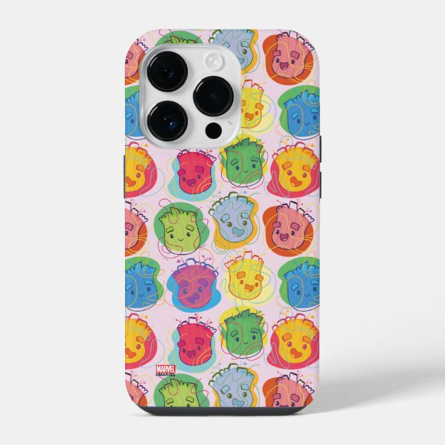 Groovy Groot Faces iPhone Case (Back)