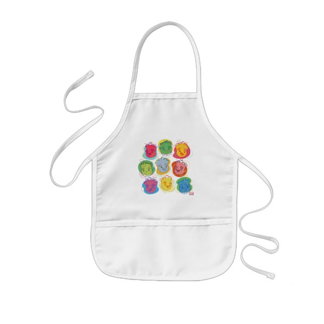 Groovy Groot Faces Kids Apron (Front)
