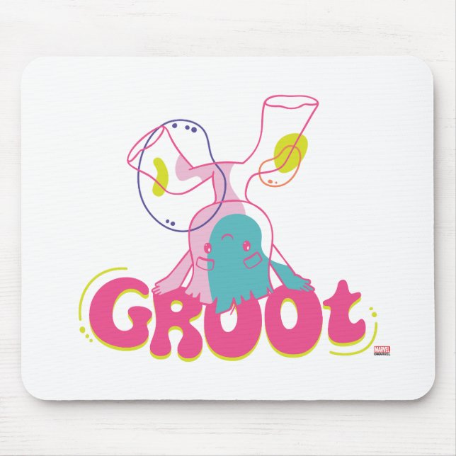Groovy Groot Headstand Mouse Pad (Front)