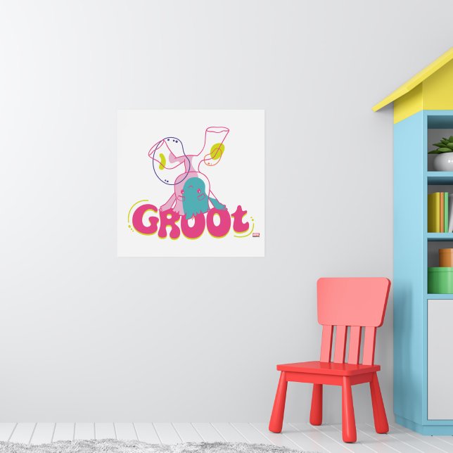 Groovy Groot Headstand Poster (Nursery 1)