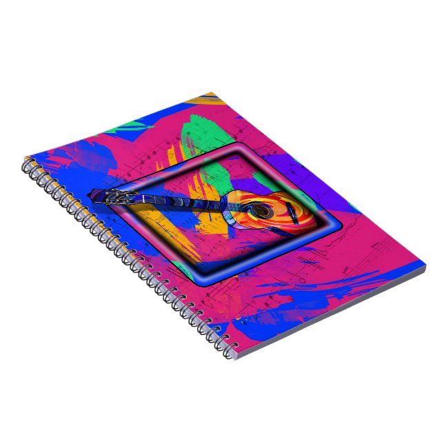 Groovy Guitar Notebook (Right Side)