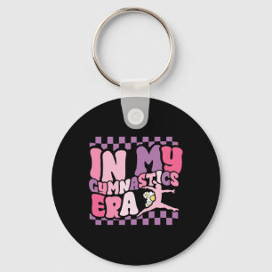 Groovy Gymnast In My Gymnastics Era Funny Cheerlea Keychain