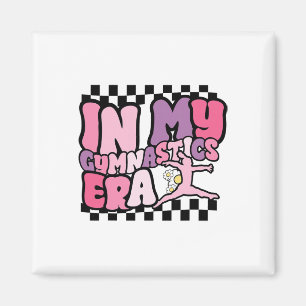 Groovy Gymnast In My Gymnastics Era Funny Cheerlea Magnet