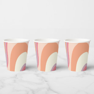 groovy Halloween Birthday Paper Cups