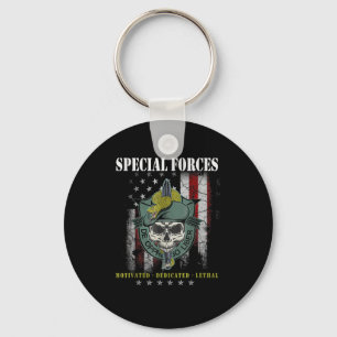 Groovy Halloween Ghost Boo I'm Five Year 5th Birth Keychain
