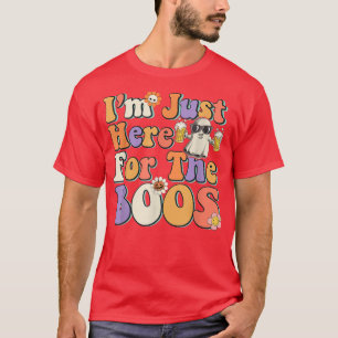 Groovy Halloween Tee I'm just here for the boos co
