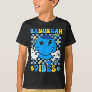 Groovy Hanukkah Vibes Chanukah Pajama Happy Hanukk T-Shirt